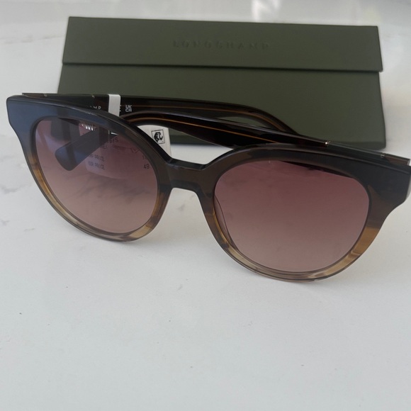 Longchamp Sunglasses 53mm Honey NWT - Picture 10 of 13